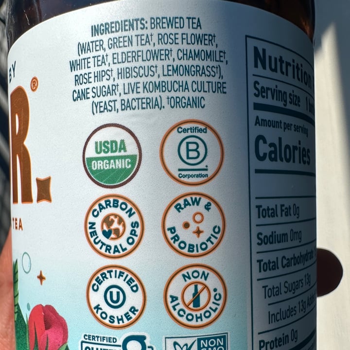 photo of Brew Dr. Kombucha HAPPINESS shared by @berryveganplanet on  19 Sep 2023 - review