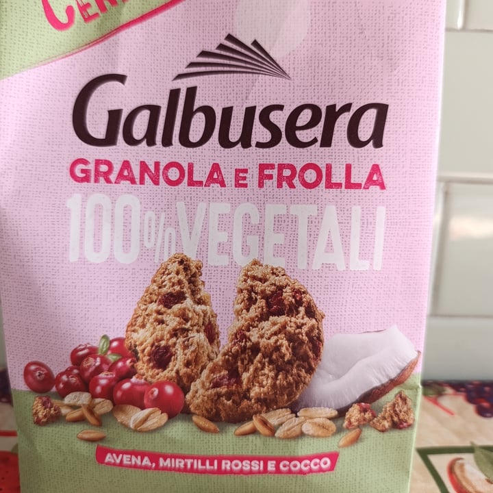 photo of Galbusera Cereali G Granola e Frolla con Avena, Mirtilli Rossi e Cocco shared by @lillieconnolly on  14 Aug 2025 - review