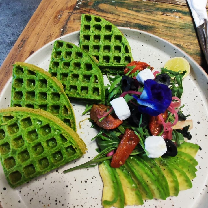 photo of Alchemy Green Waffles shared by @littleredmushroom on  21 Dec 2023 - review