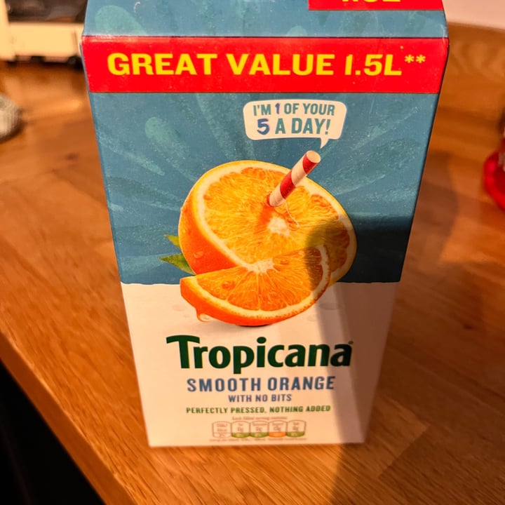 photo of Tropicana Smooth Orange With No Bits shared by @hypnicol on  19 Apr 2024 - review