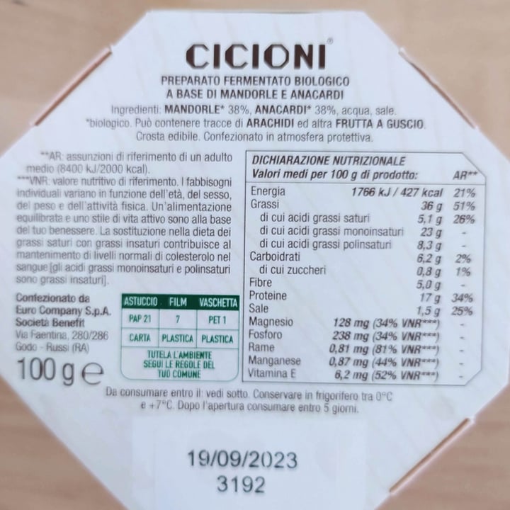 photo of Cicioni Cicioni il fermentino originale  shared by @lalla2527 on  17 Sep 2023 - review