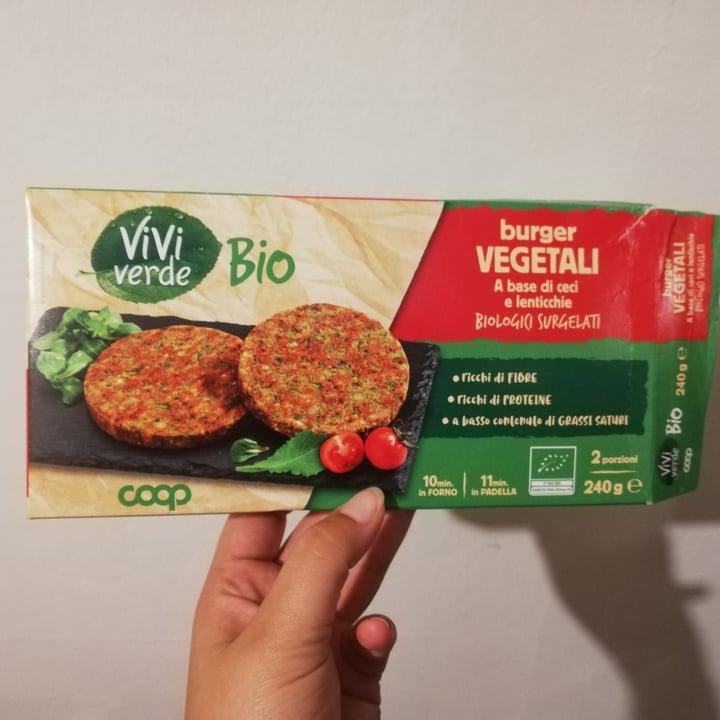 photo of Vivi Verde Coop burger vegetali A Base Di Ceci E Lenticchie shared by @sofia-lanzoni on  14 Sep 2023 - review