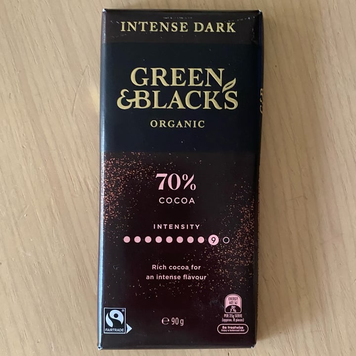 photo of Green & Black's 70% Organic Dark Chocolate shared by @dan17 on  05 Sep 2023 - review