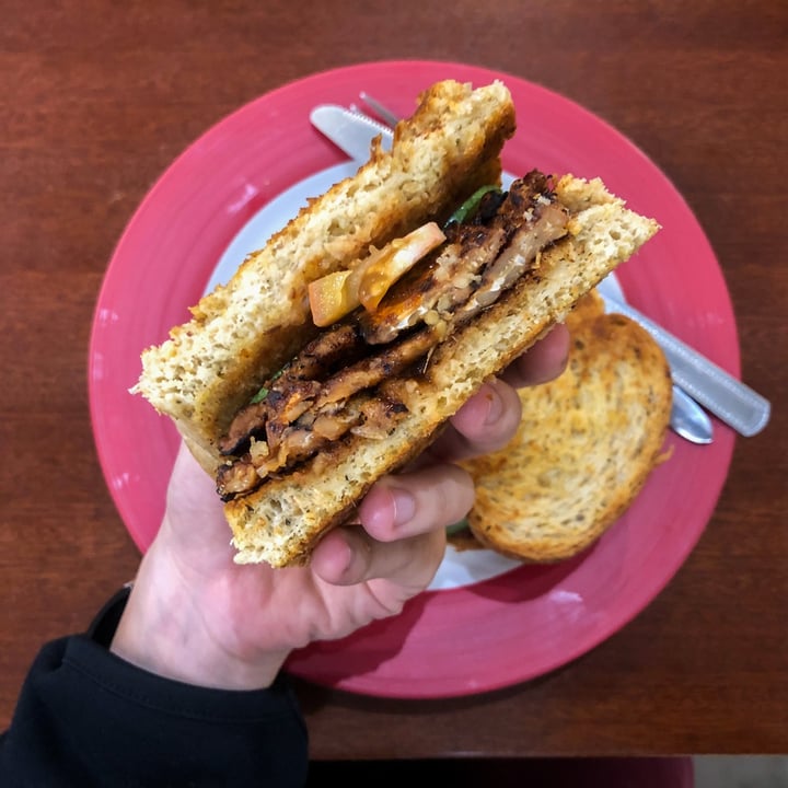 photo of Indah Cafe. Art & Event Space. Cooking Class Rendang Tempeh Sandwich shared by @m1tch9i on  24 Feb 2025 - review