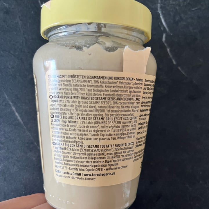 photo of Koro bio tahin al cocco shared by @fede27 on  26 Oct 2024 - review