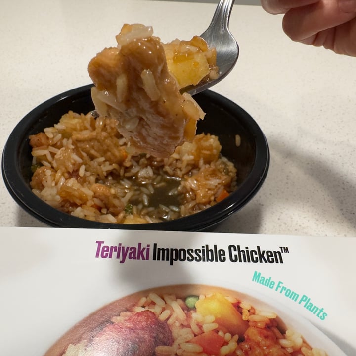 photo of Impossible Foods Teriyaki Impossible Chicken Bowl shared by @berryveganplanet on  06 Dec 2023 - review