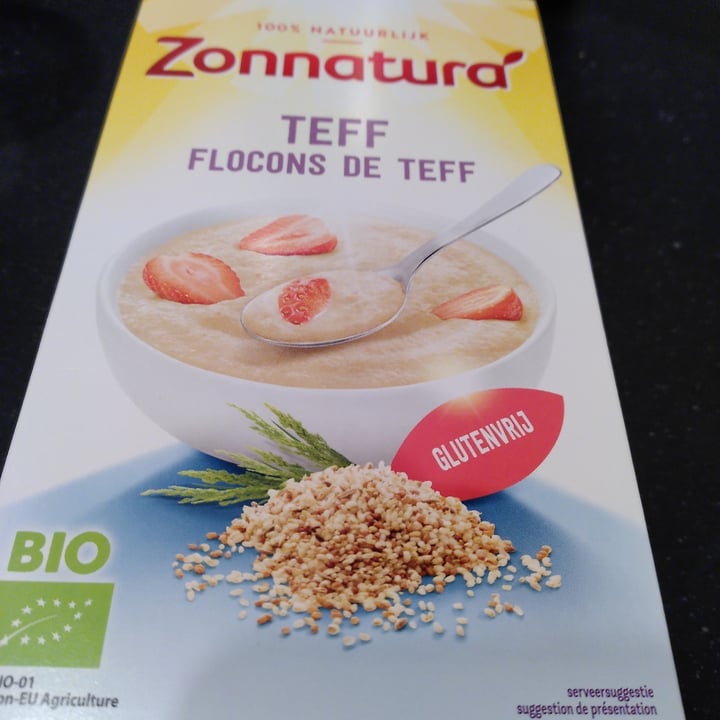 photo of Zonnatura flocons de teff shared by @walkabout-veg on  14 Jan 2024 - review