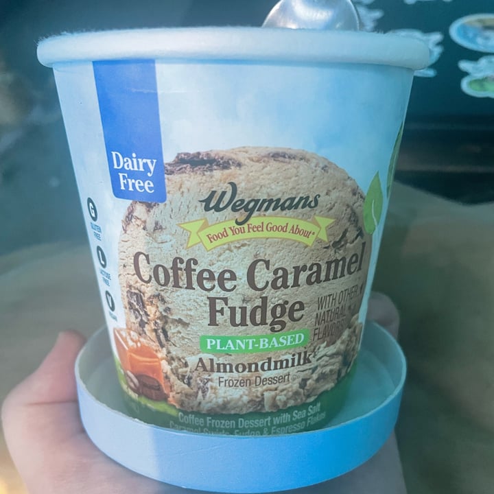 photo of Wegmans Coffee Caramel Fudge Almond Milk Frozen Dessert shared by @vextheworm on  22 Aug 2024 - review
