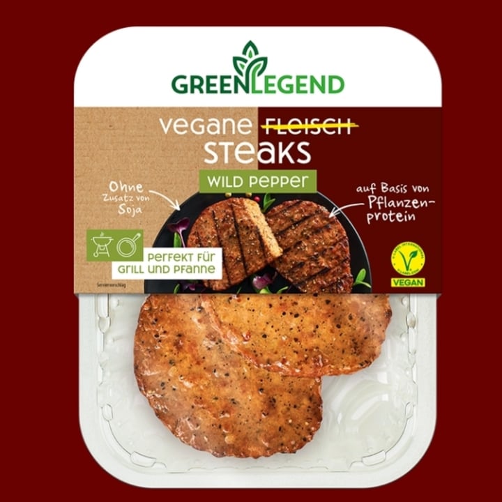 photo of Green Legend Vegane Steaks Wild Pepper shared by @nb124 on  25 Nov 2023 - review