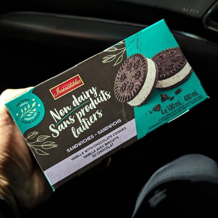 photo of Irresistibles ice cream sandwiches shared by @stormm on  08 Feb 2024 - review