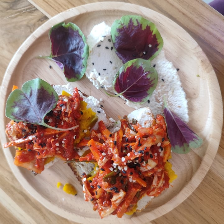 photo of the butterfly effect. Pumpkin and Kimchi Toast shared by @littleredmushroom on  08 Nov 2024 - review