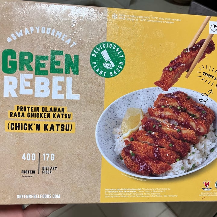 photo of Green Rebel Foods Green Rebel Chick'n Katsu shared by @veganhubby on  17 Nov 2023 - review