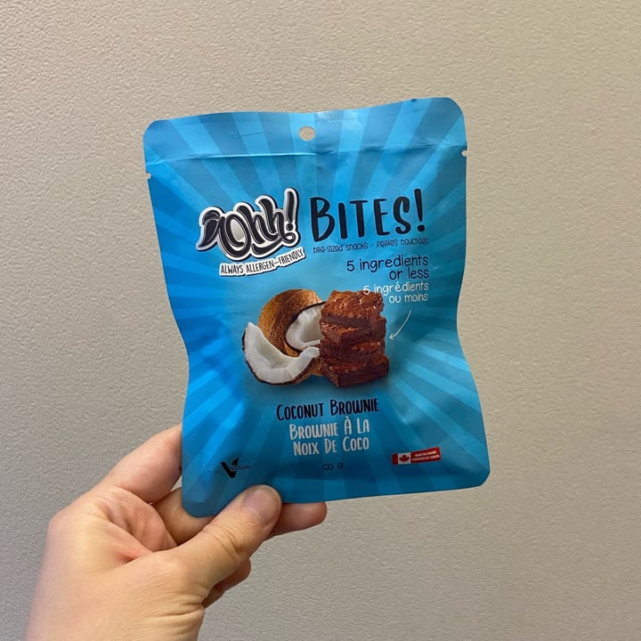 photo of Ohh bites Coconut Brownie shared by @veggie-meg on  15 Apr 2024 - review