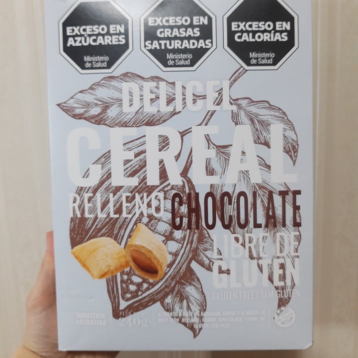 photo of Delicel cereal relleno de chocolate shared by @ktpmor on  04 Jul 2024 - review