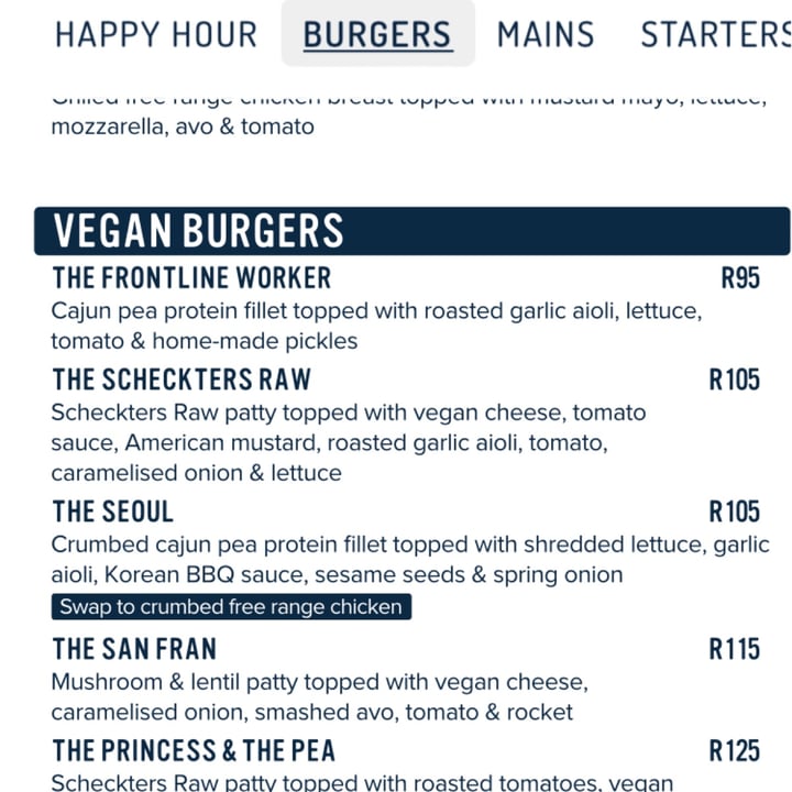 photo of Hudsons The Burger Joint (Gardens) Scheckter’s RAW Burger shared by @ctfloof on  22 Sep 2023 - review