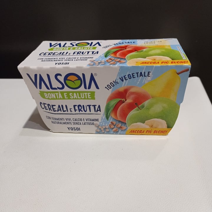photo of Yogurt valsoia Yosoi Frutta E Cereali shared by @daniveg on  17 Mar 2024 - review