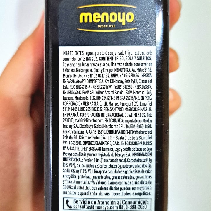 photo of Menoyo Salsa de soja shared by @meliiac on  31 Dec 2024 - review
