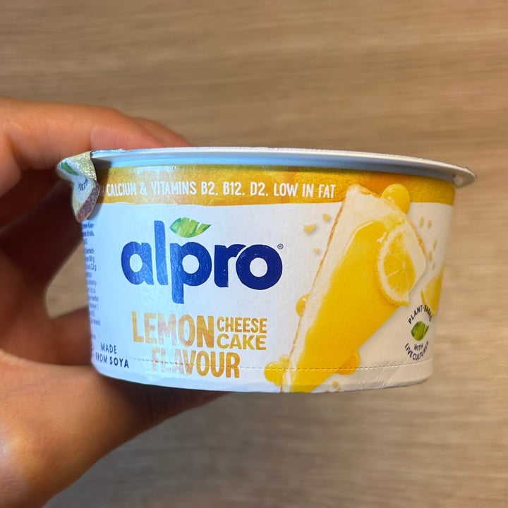 photo of Alpro Lemon Cheesecake Flavour Yoghurt shared by @annaberger on  07 Sep 2025 - review