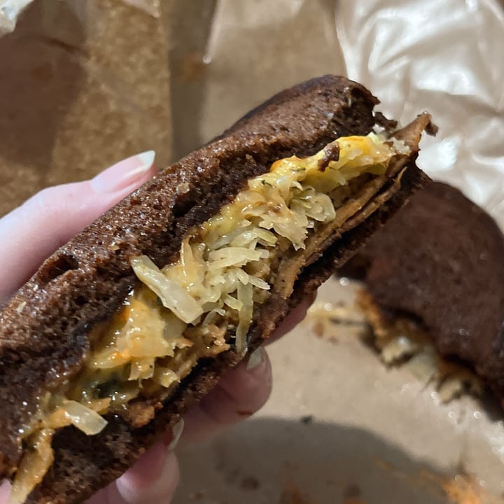 photo of Golden Dinosaurs Vegan Deli Pastrami Reuben shared by @sheamber on  22 Dec 2023 - review