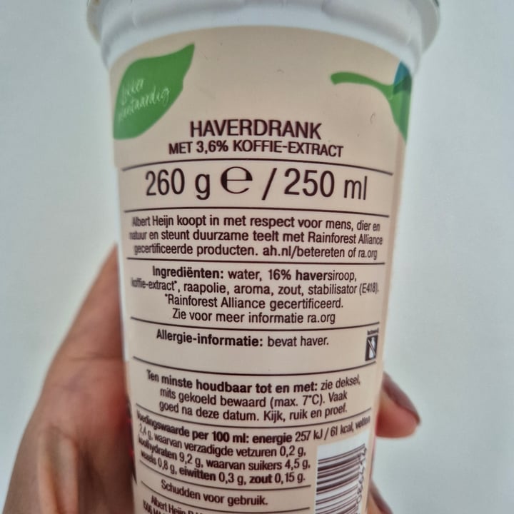 photo of Albert Heijn AH ijskoffie haver cappuccino shared by @ishara- on  08 Oct 2025 - review
