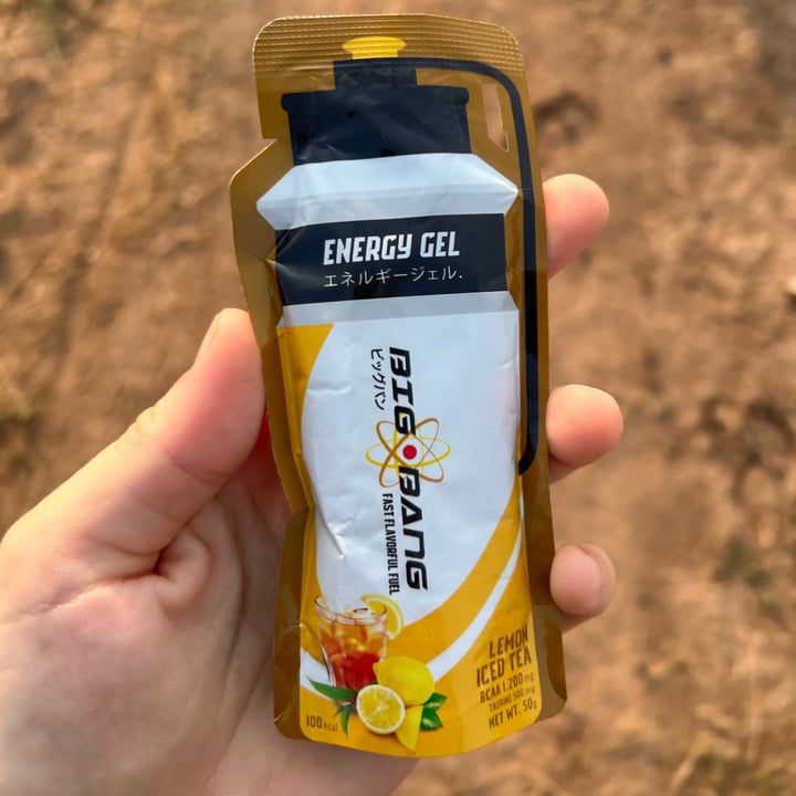 photo of Big Bang Lemon Iced Tea Energy Gel shared by @tiascaz on  05 May 2024 - review