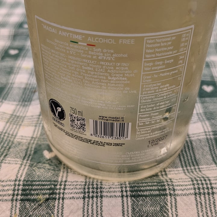 photo of Cantina Villa Braida MADAI ANYTIME alcohol free shared by @michelanice on  09 Oct 2025 - review
