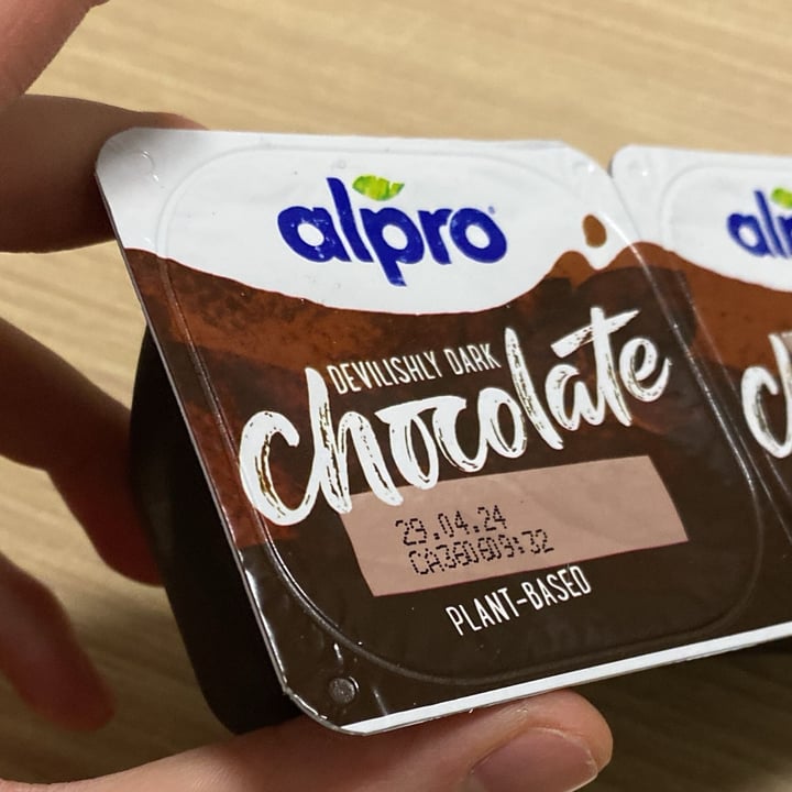 photo of Alpro Devilishly Dark Chocolate Plant-based Dessert shared by @ilflaa on  10 Feb 2024 - review