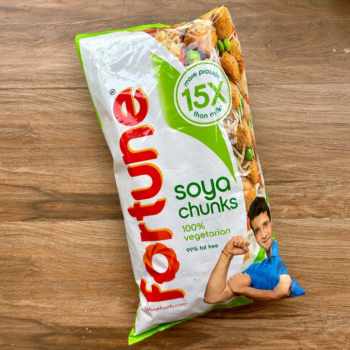 photo of Fortune India Edible Oils & Food Soya Chunks shared by @veganniran on  28 Mar 2024 - review