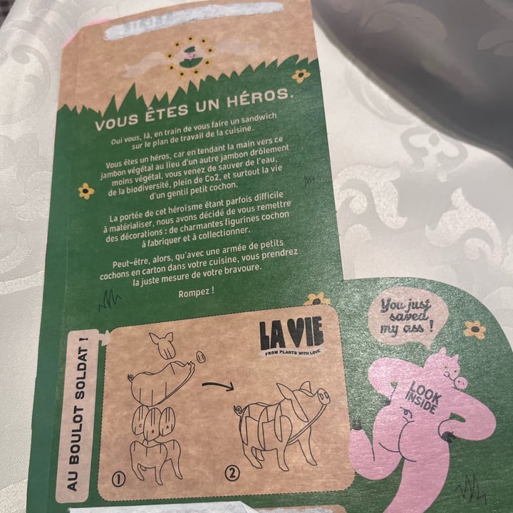 photo of La vie Jambon vegetal shared by @elisabeteribeiro on  31 May 2024 - review