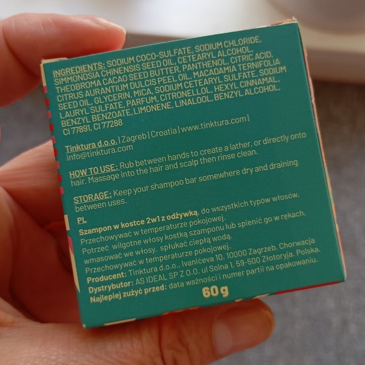 photo of Tinktura Solid Shampoo Bar 2 in 1 shared by @gwenda on  05 May 2024 - review