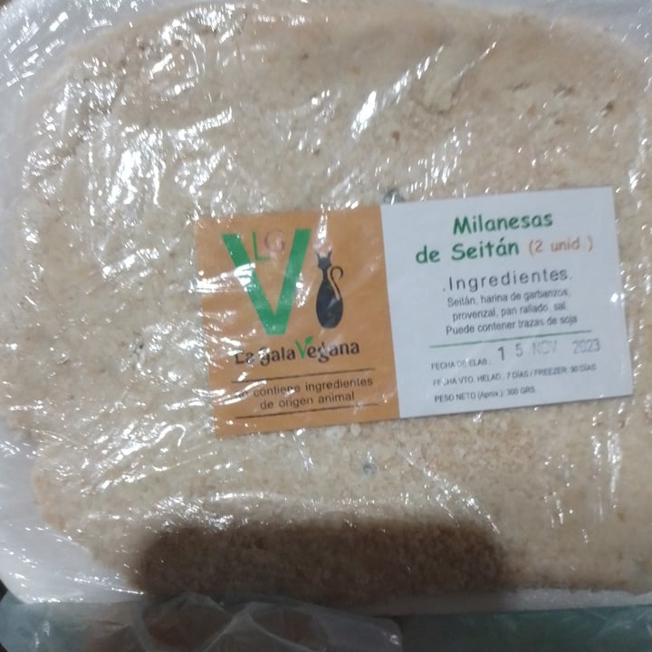 photo of La Gata Vegana Milanesas de Seitán shared by @vitiz on  28 Jan 2024 - review