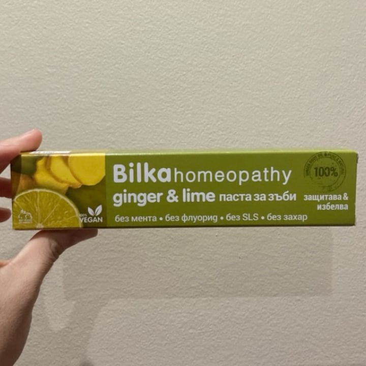 photo of Bilka Ginger and lime toothpaste shared by @irevetcr on  22 Sep 2025 - review