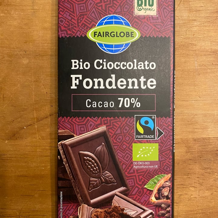 photo of Fairglobe Cioccolato Fondente Cacao 70% shared by @pippoarde97 on  13 Sep 2023 - review