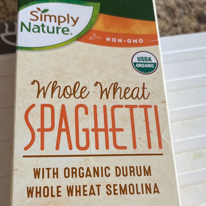 photo of Simply Nature Whole Wheat Spaghetti shared by @kekamattos on  19 Nov 2023 - review