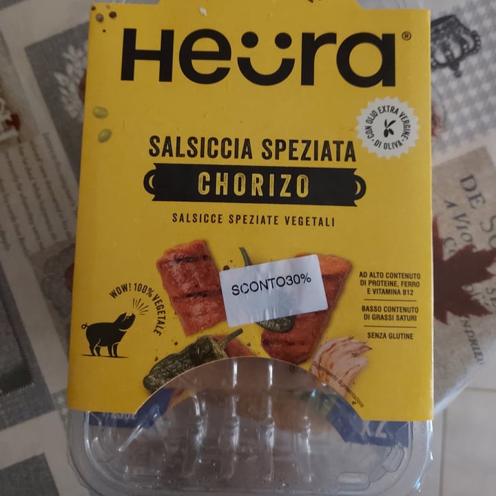 photo of Heura Salsiccia speziata chorizo shared by @salerena on  31 Aug 2023 - review