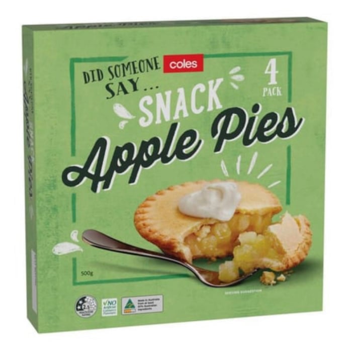 photo of Coles Snack Apple Pies shared by @way-of-the-vegan on  04 Sep 2023 - review
