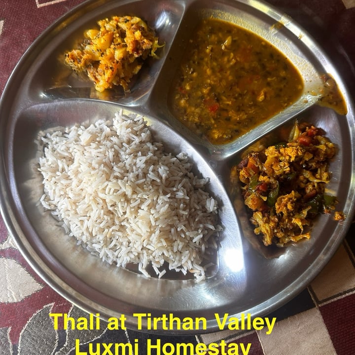photo of Tirthan Valley luxmi Homestay Thali shared by @gillhibbitt on  06 Oct 2025 - review