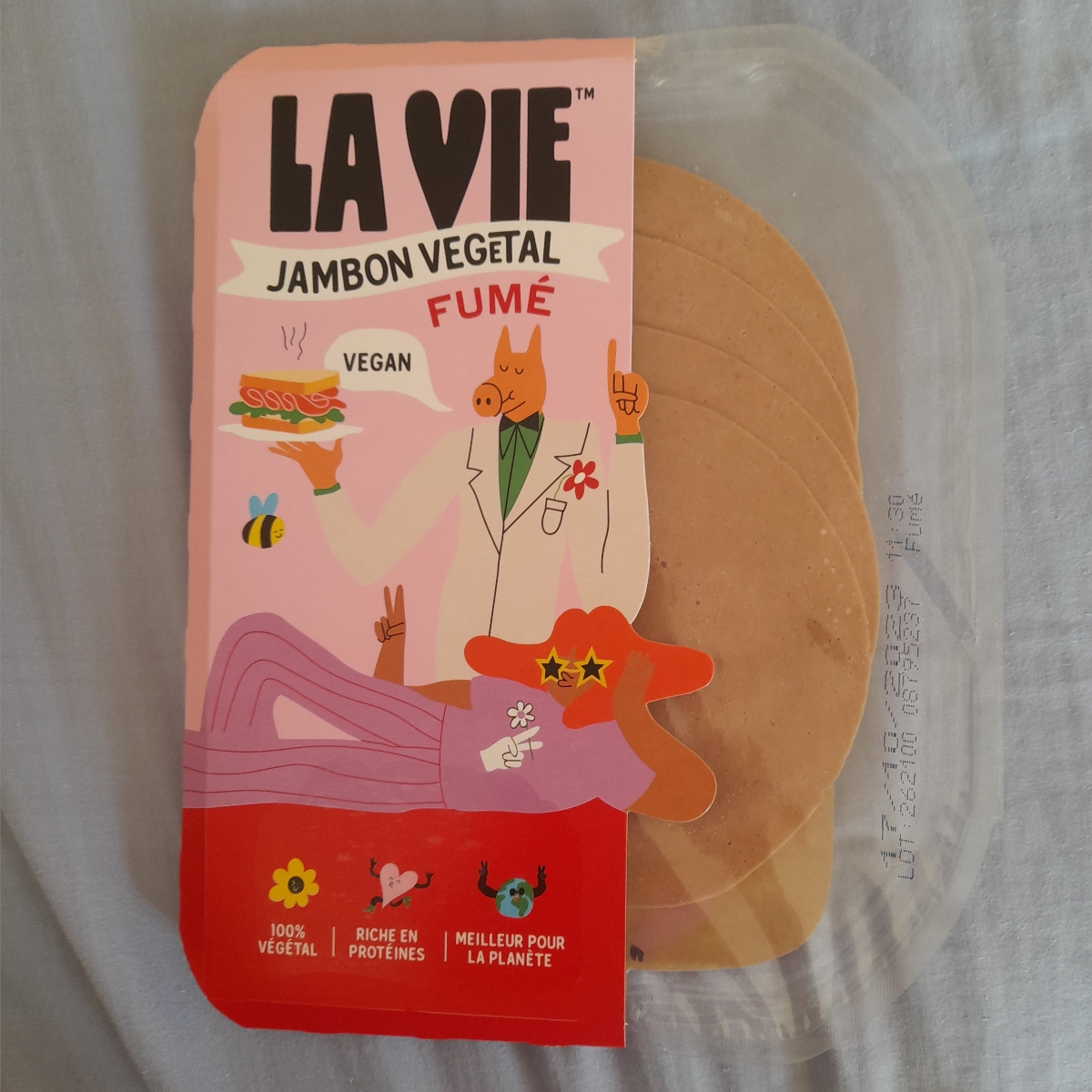 jambon végétal fumé from La vie - Vegan Product Reviews & Ratings ...