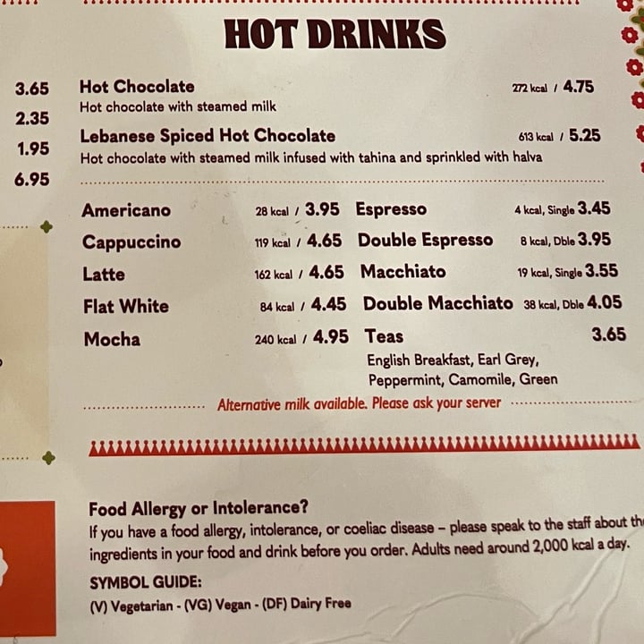 photo of Comptoir Libanais Decaf Soy Latte shared by @alistar on  12 Oct 2025 - review