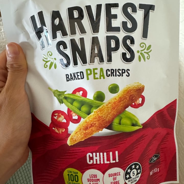 photo of Harvest Snaps Baked Pea Crisps Chilli shared by @csquaree on  04 May 2024 - review