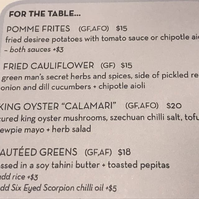 Photo of the dish “Fried Cauliflower”