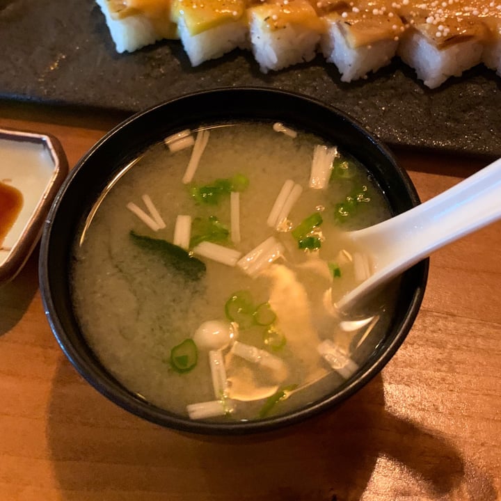 photo of Yua Japanese Bistro Vegan Miso Soup shared by @vegoutvictoria on  02 May 2024 - review