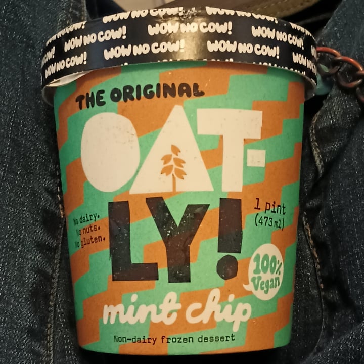 photo of Oatly Mint Chip Non-dairy Frozen Dessert shared by @quadantics on  03 Feb 2024 - review