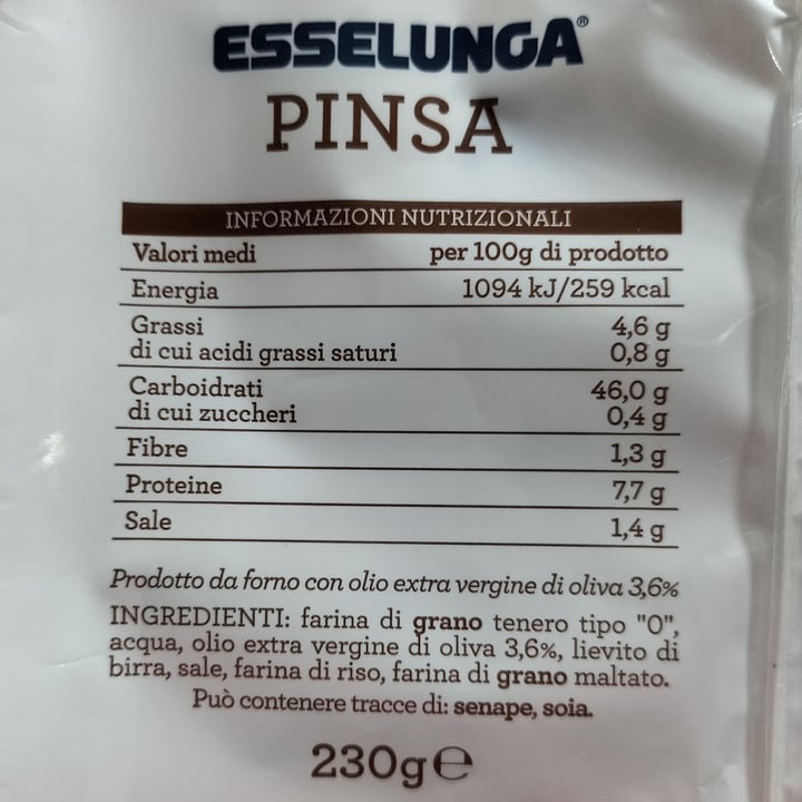 photo of  Esselunga pinsa shared by @bruinichiara on  27 Apr 2024 - review