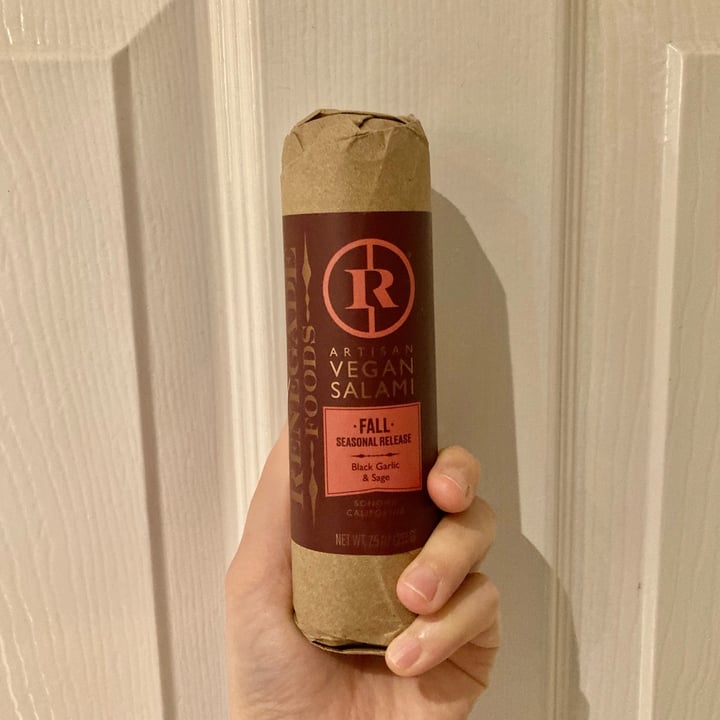 photo of Renegade Food Fall Salami Black Garlic And Sage shared by @verypotato on  04 Feb 2025 - review