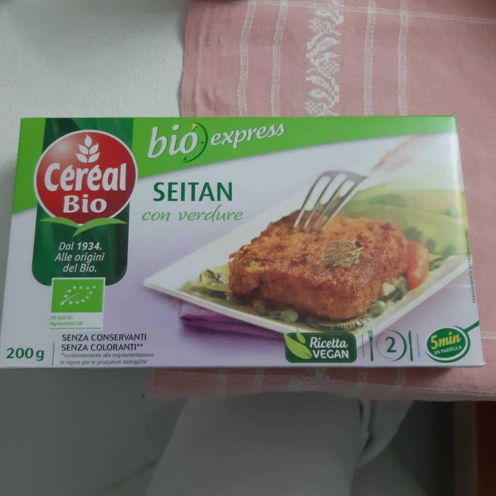photo of Céréal Bio Seitan con verdure shared by @gemmaveg on  09 Mar 2024 - review