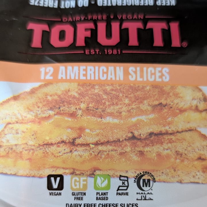 photo of Tofutti 12 american slices shared by @rcrw88 on  08 Jul 2025 - review