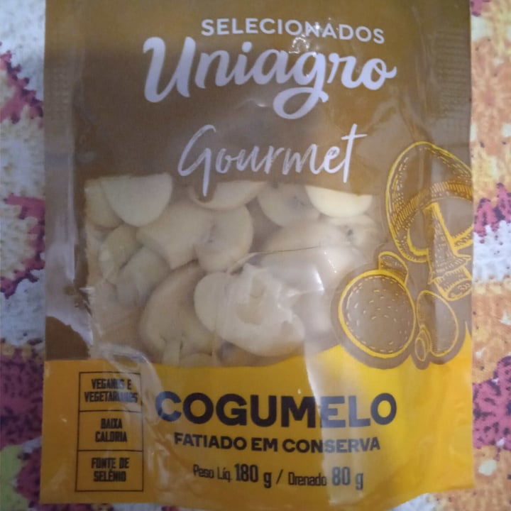 photo of Selecionados Uniagro Gourmet Cogumelo fatiado em conserva shared by @karemandrade on  18 Jan 2024 - review
