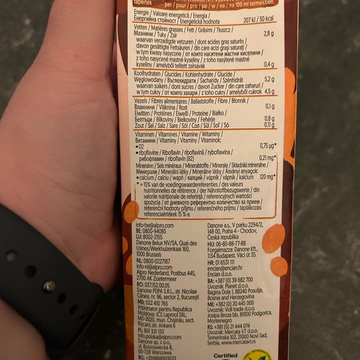 photo of Alpro Barista Caramel Soy/Oat shared by @wildeblicke on  02 Nov 2024 - review