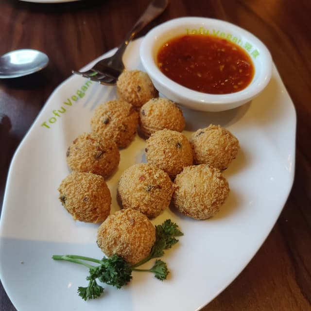 Photo of the dish “Mushroom and Tofu Balls”
